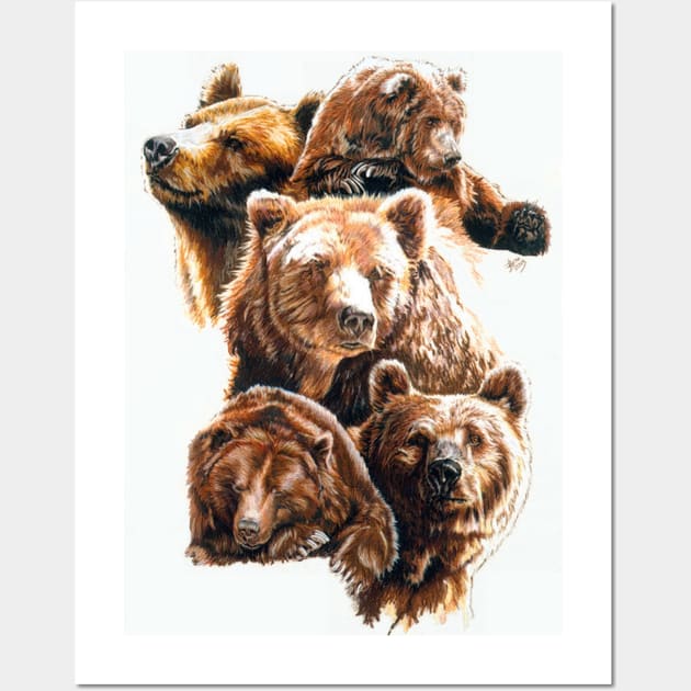 Bear with Me Wall Art by BarbBarcikKeith